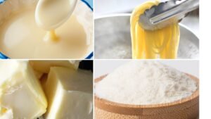 Ingredients for White Chocolate Alfredo