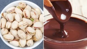 Ingredients for Coffee to Serve with Homemade Chocolate-Covered Graham Crackers
