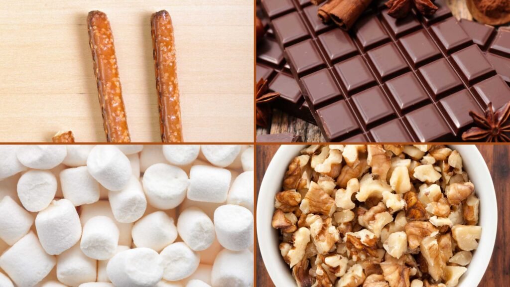 Ingredients for Chocolate Covered Pretzel Rods