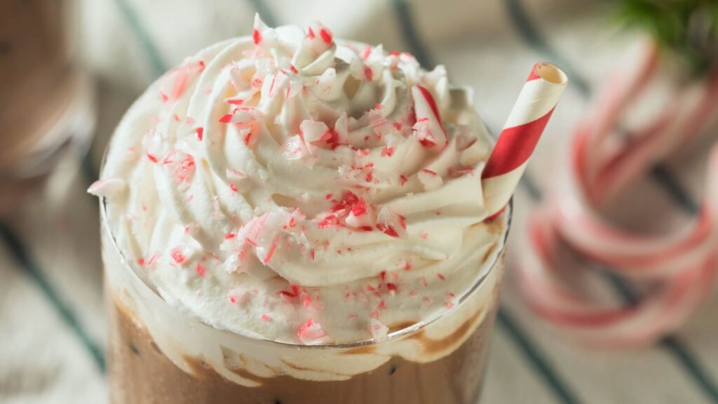 Homemade Starbucks Style Peppermint White Chocolate Mocha