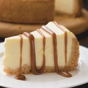 Homemade White German Chocolate Cake With Cheesecake Center