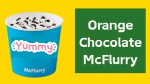 Orange Chocolate McFlurry Recipe