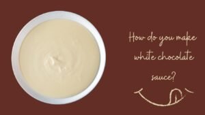 how to make torani white chocolate sauce