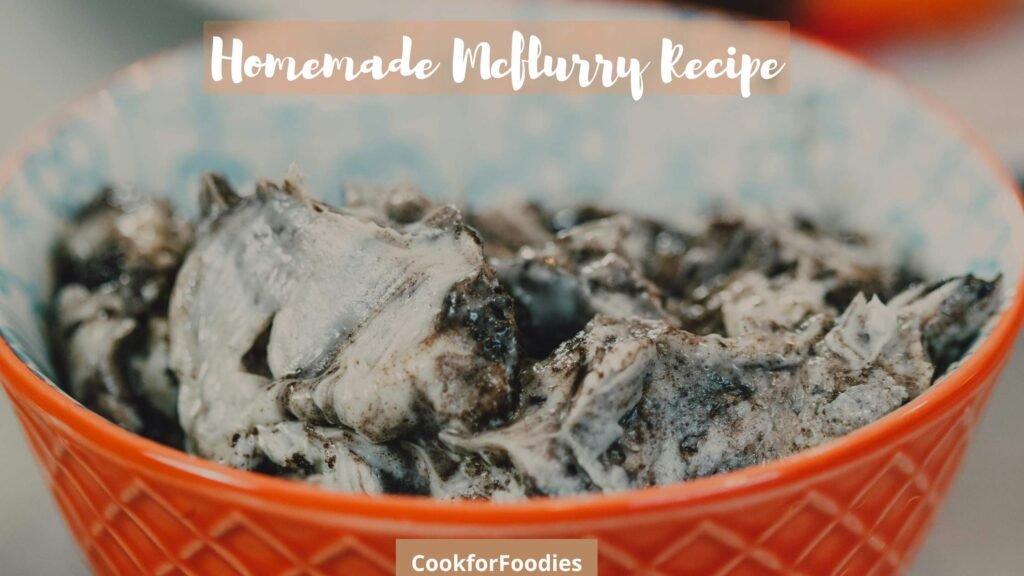 Homemade Orange Chocolate Mcflurry Recipe