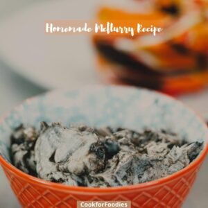 Orange Chocolate McFlurry Recipe