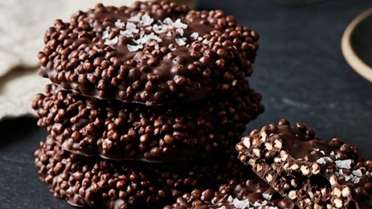 Dark Chocolate Quinoa Crisps Recipe