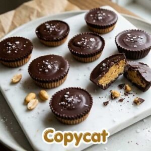 Trader Joe's Dark Chocolate Peanut Butter Cups Copycat