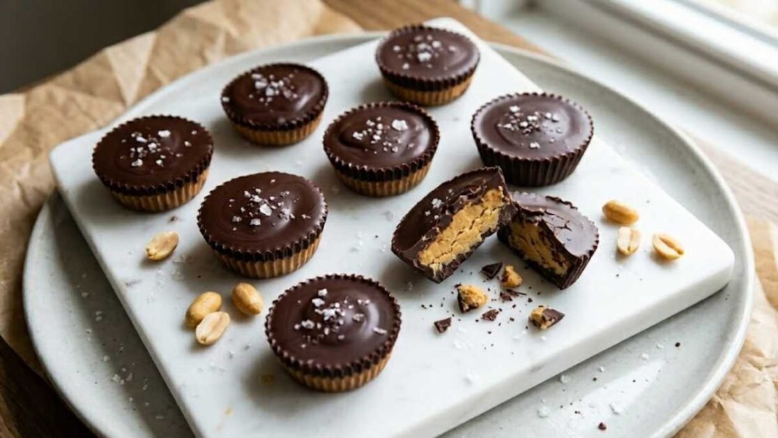 Trader Joe's Dark Chocolate Peanut Butter Cups Copycat