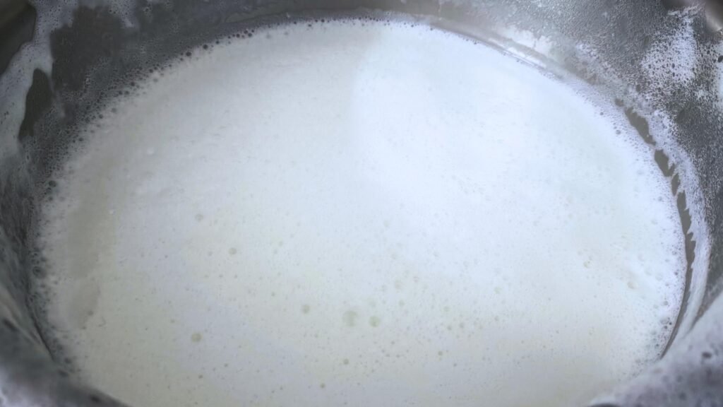 Heating the Milk for drink