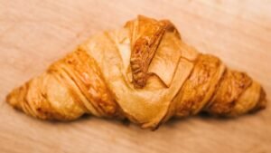 Buttery croissants to serve