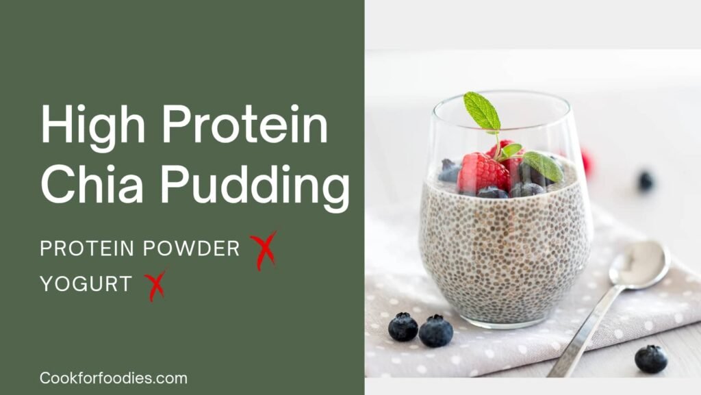 High Protein Chia Pudding Without Protein Powder or Yogurt