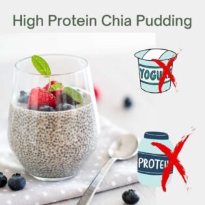 High Protein Chia Pudding Without Protein Powder or Yogurt Recipe