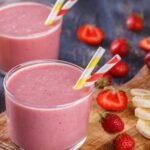 Strawberry Banana Chocolate Protein Smoothie Recipe