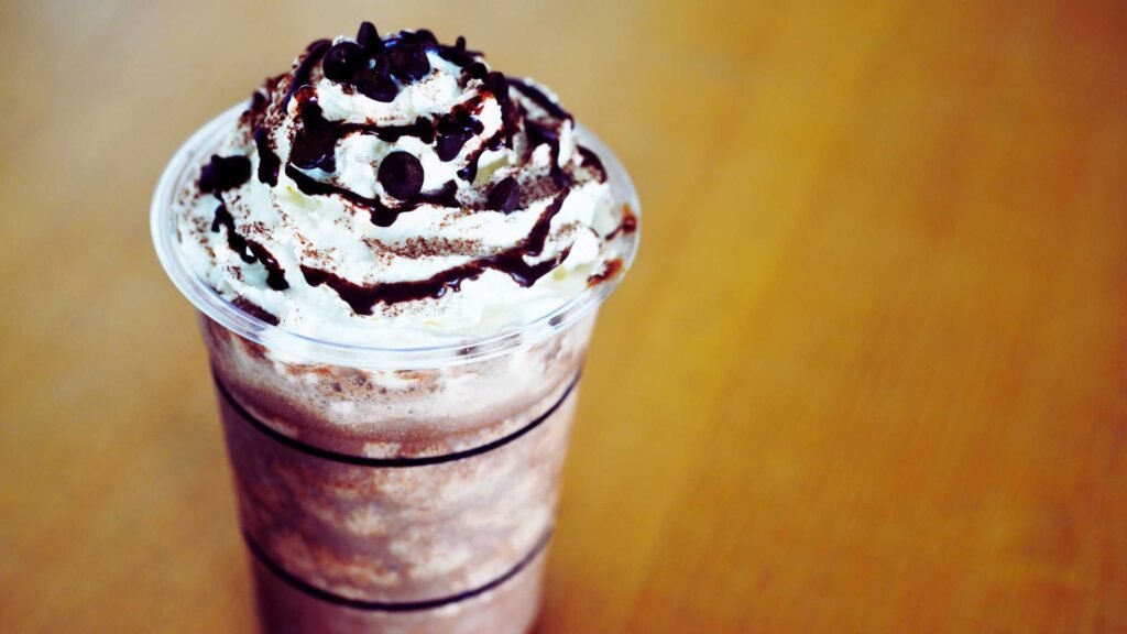 White Mocha Double Chocolate Chip Frappuccino Starbucks