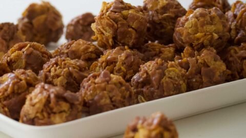 Chocolate Cornflake Clusters with Cocoa Powder Recipe | Easy No-Bake ...