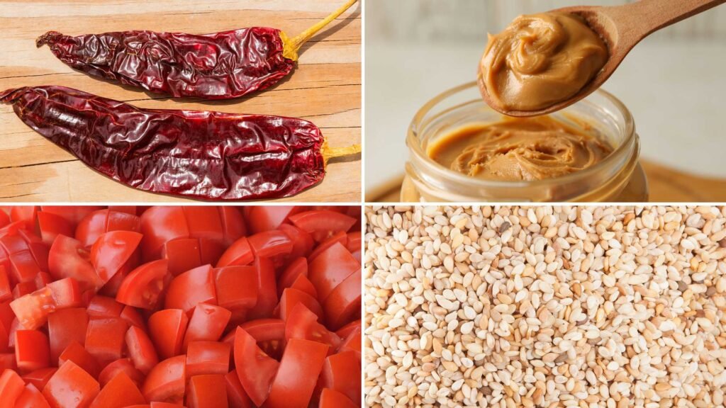 Mole with Peanut Butter and Chocolate Recipe Ingredients