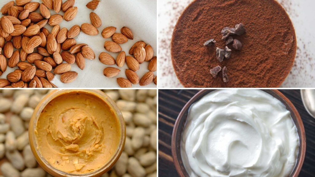 Ingredients for Chocolate Almond Milk Smoothie Recipe