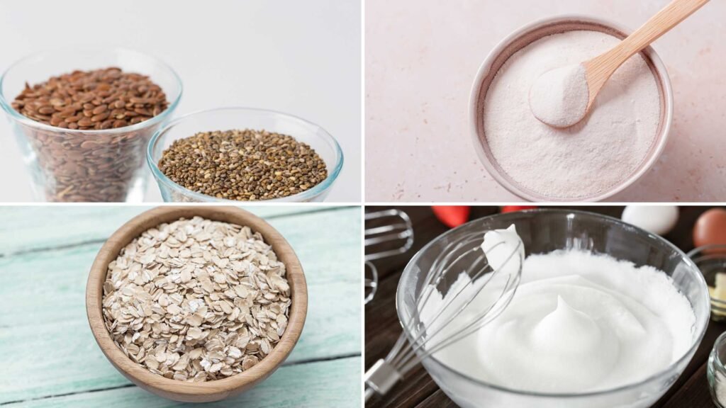 High Protein Ingredients for No-Banana White Chocolate Peppermint Protein Shake