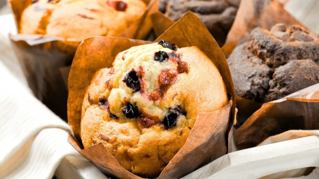 Chocolate muffins for White Mocha Double Chocolate Chip Frappuccino 