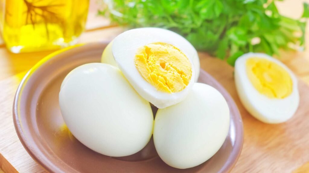Boil Eggs to serve with protein drink