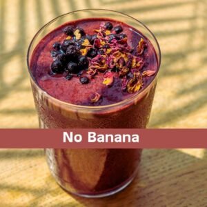 Blueberry Chocolate Smoothie No Banana Recipe