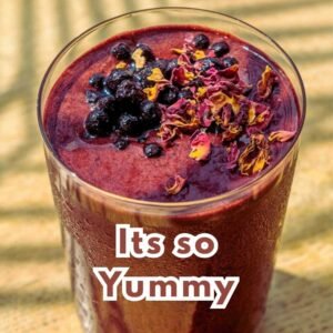 Blueberry Chocolate Smoothie No Banana Recipe