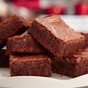 Rice Flour Brownies with Cocoa Powder Recipe