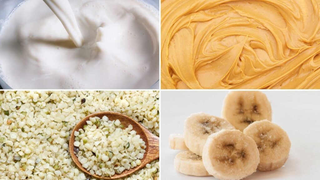 Ingredients for Vegan Protein Shake Recipe without Protein Powder