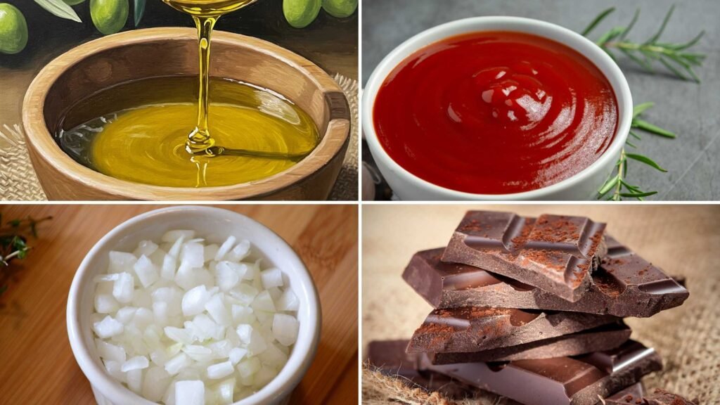 Ingredients for Mexican Chocolate BBQ Sauce 