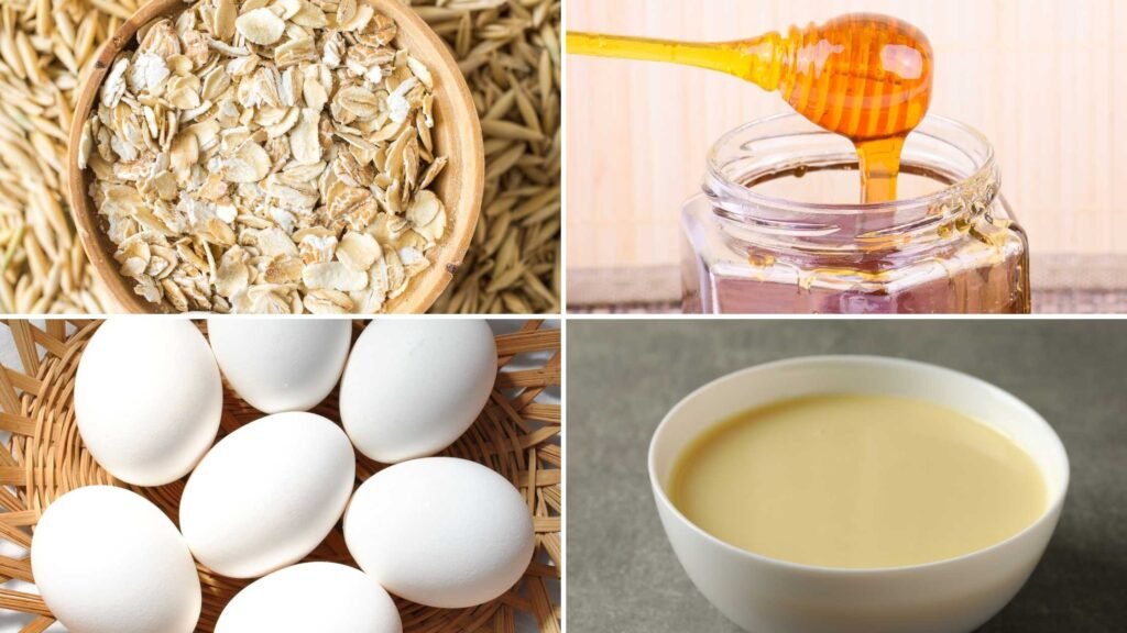 Ingredients for Baked Oats without Banana Air Fryer Recipe