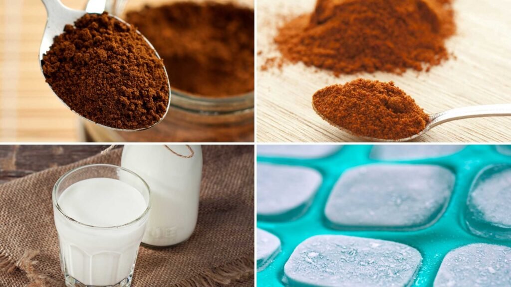 Ingredients You’ll Need for Homemade Iced Mocha Latte (with Instant Coffee)