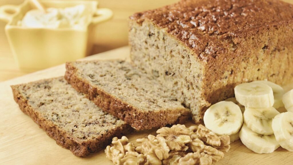 Banana bread to serve with Iced Mocha Latte Recipe Instant Coffee