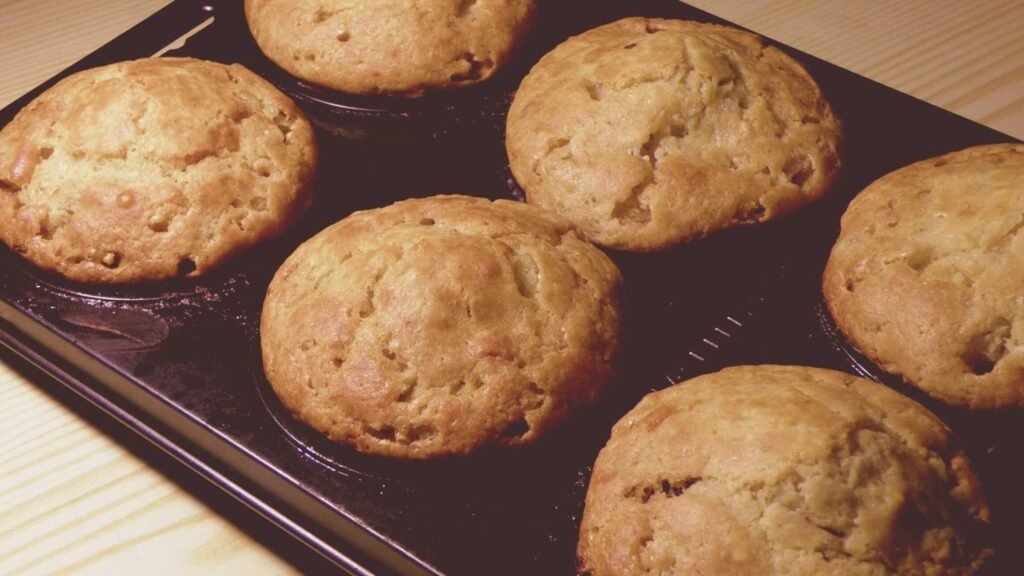 Banana oat muffins to serve with Hot Chocolate with Cocoa Powder and Almond Milk