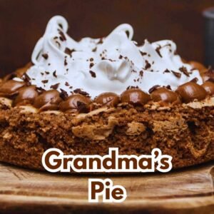 Old Fashioned Chocolate Pudding Pie Recipe with Cocoa Powder