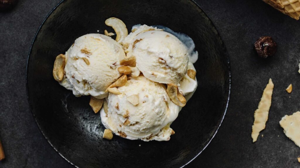 Vanilla Ice cream to Serve with Sweet Potato Chipotle Fudge