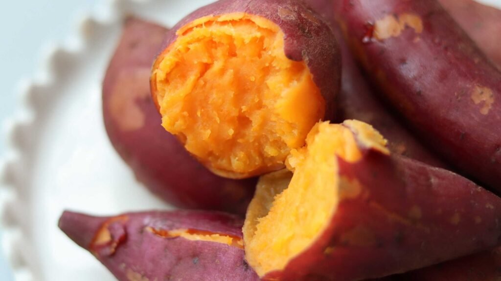Orange flesh sweet potatoes for Chocolate Mousse