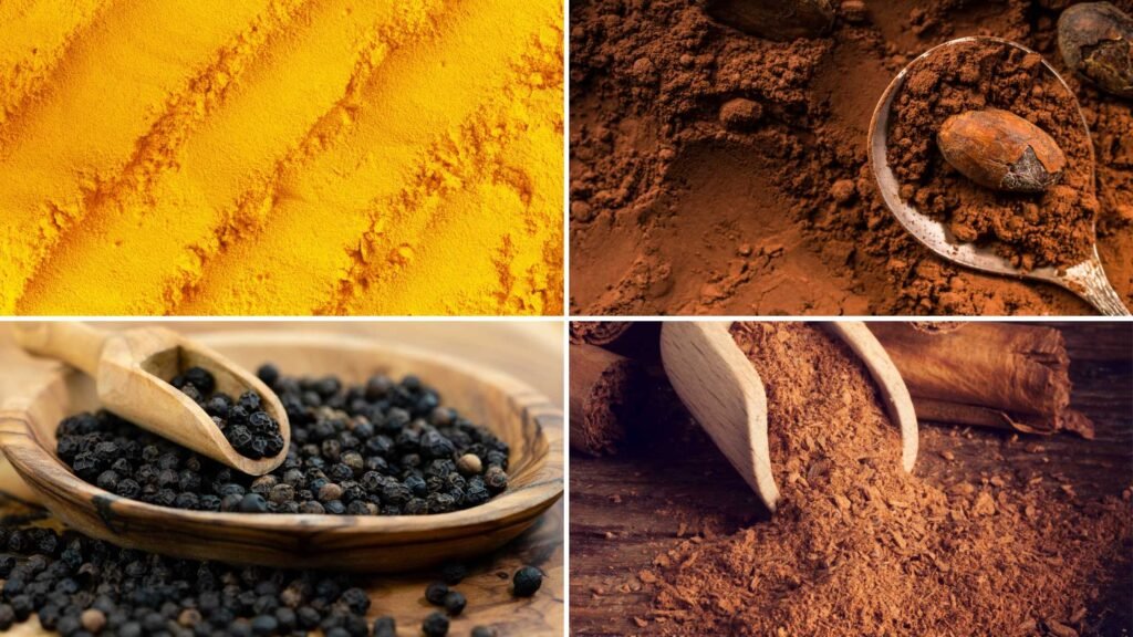 Ingredients for Anti Inflammatory Hot Chocolate Recipe