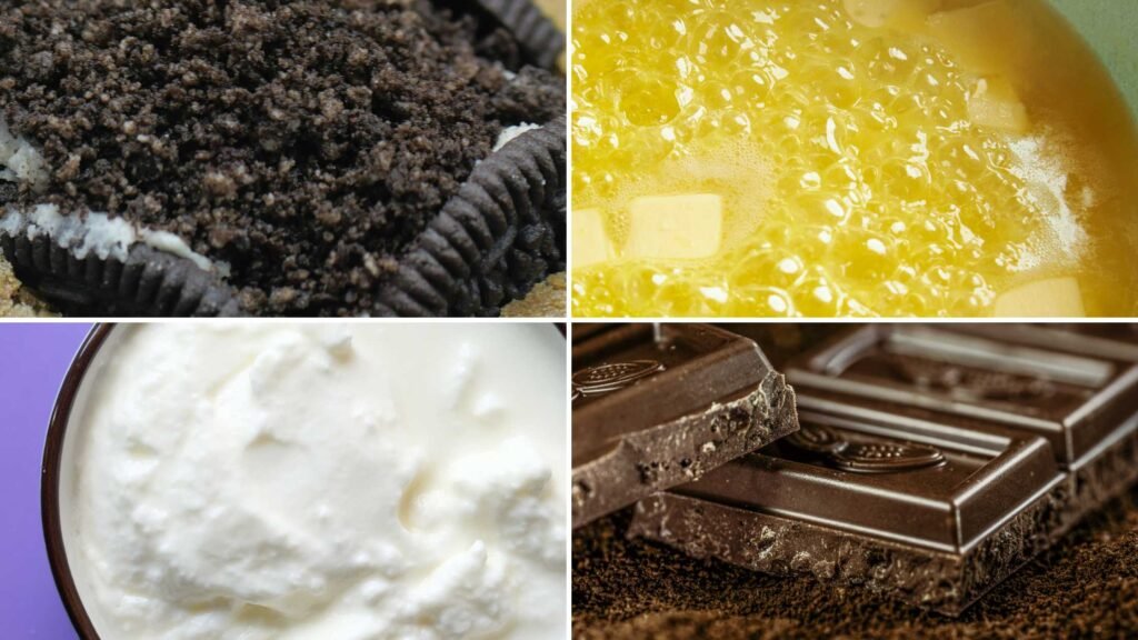 Ingredients for Chocolate Cream Pie Recipe with Instant Pudding