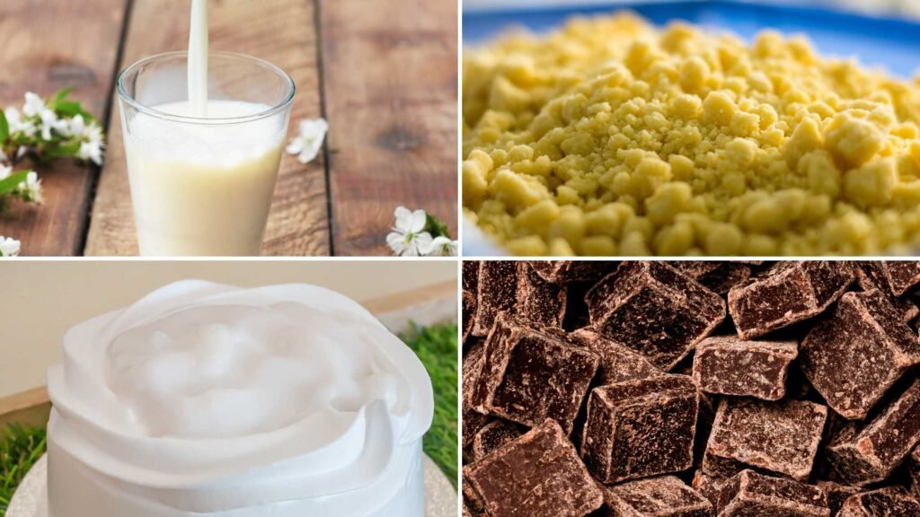 Ingredients to Make Easy Chocolate Pie with Instant Pudding