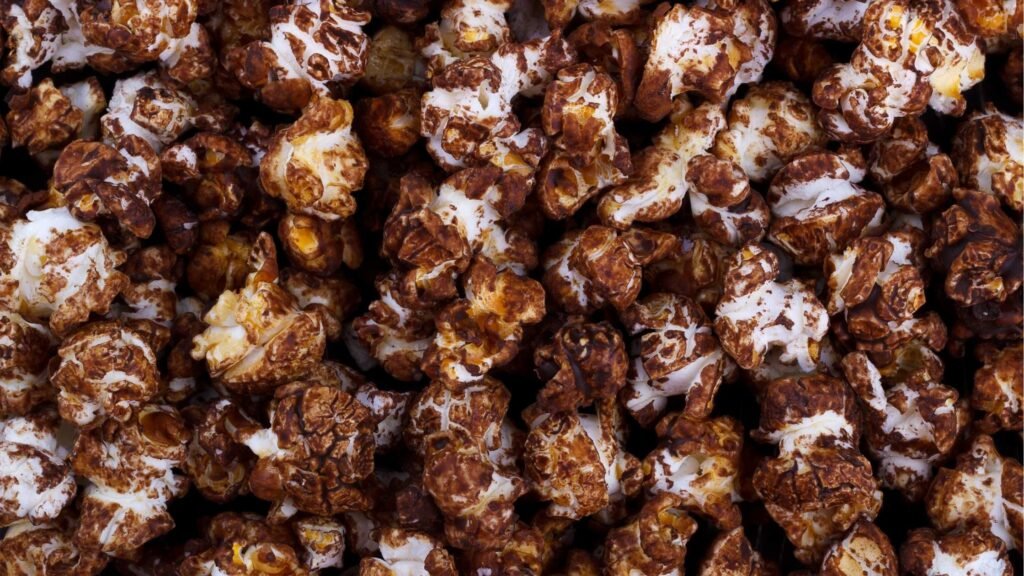 Chocolate Covered Popcorn with Cocoa Powder Recipe