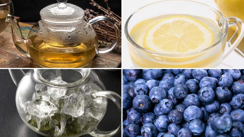 Ingredients for Dunkin Blueberry Breeze Recipe