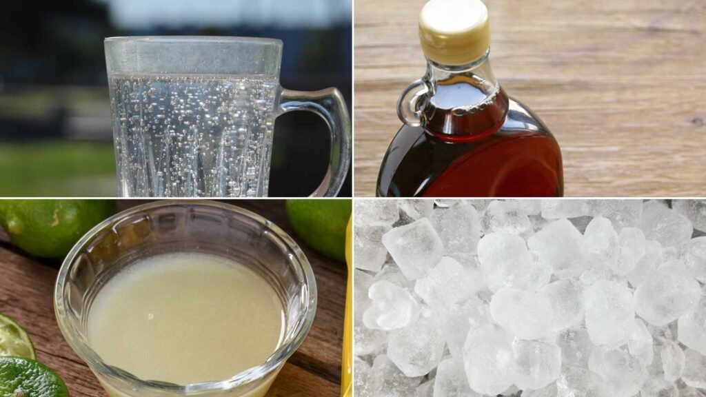 Ingredients for Homemade Fizz Drink Recipe