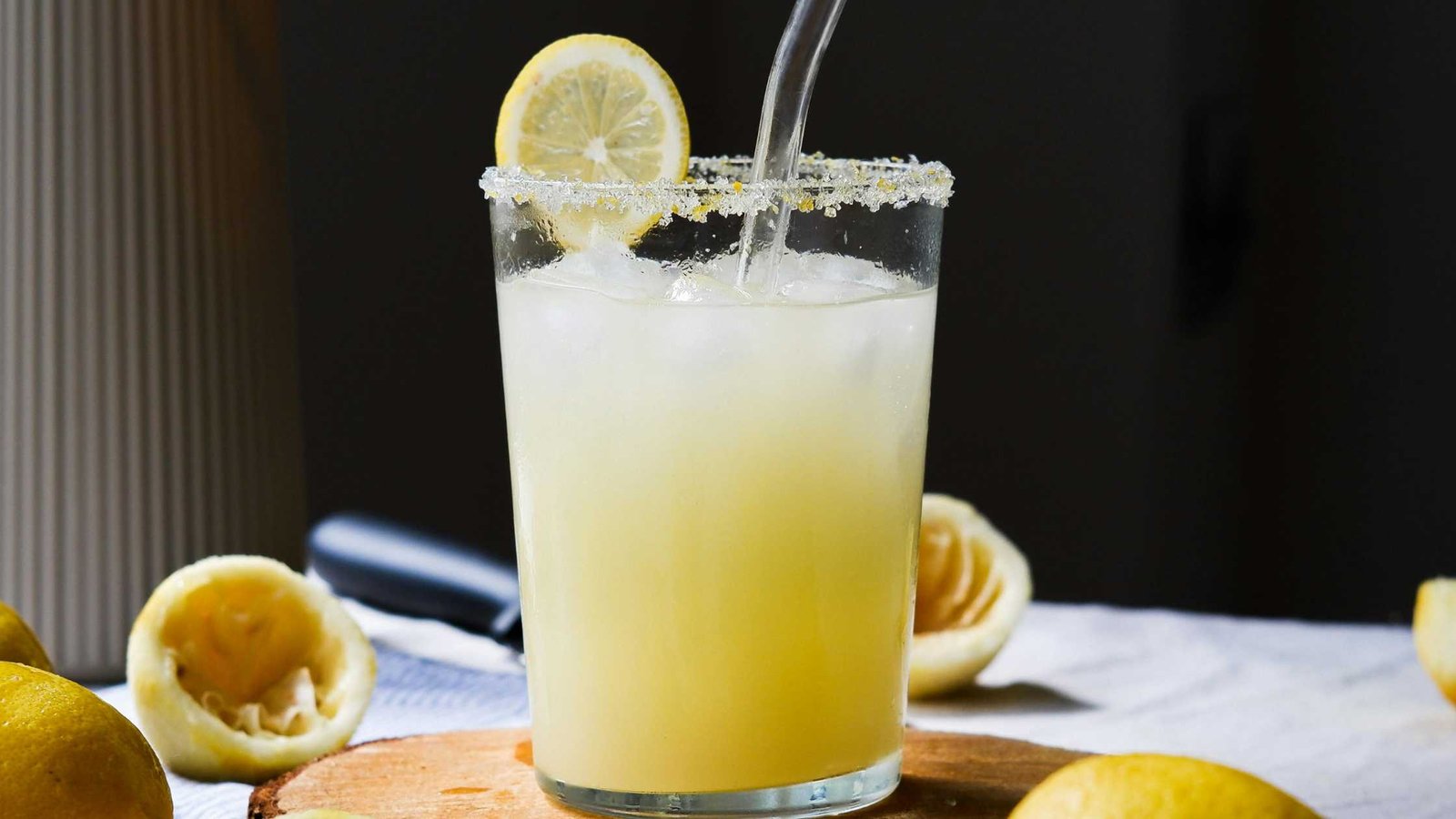 Lemonade With Simple Syrup And Lemon Juice