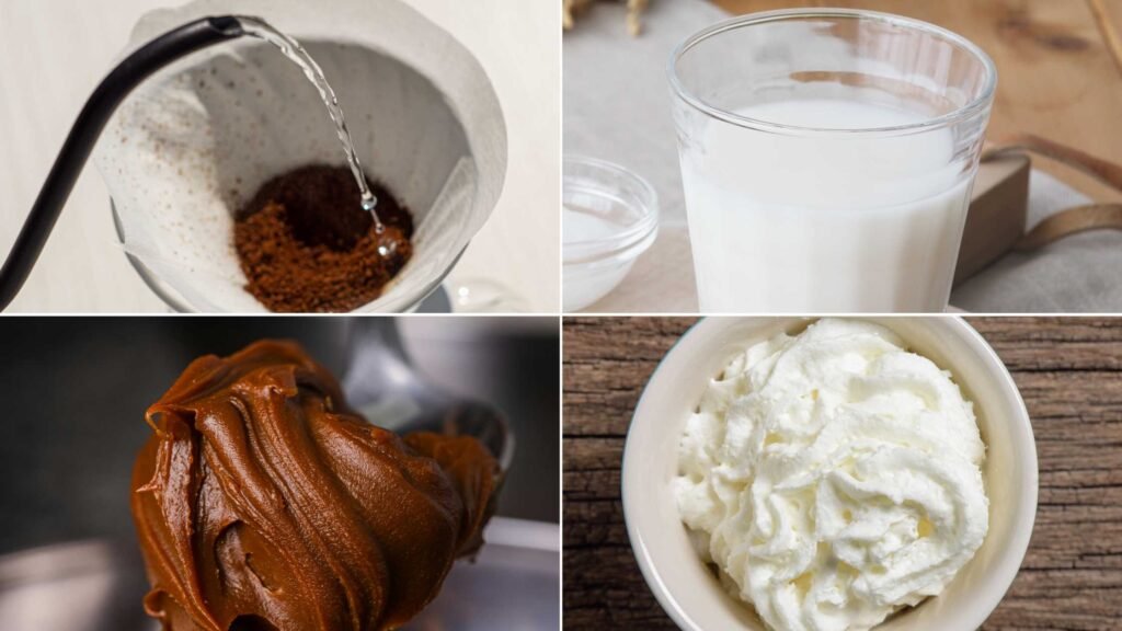 Dunkin Cookie Dough Latte Ingredients