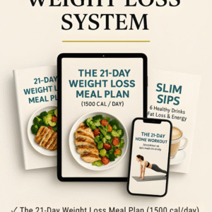 21 Days Weight Loss System | 80 + Healthy and Nutritious Recipes