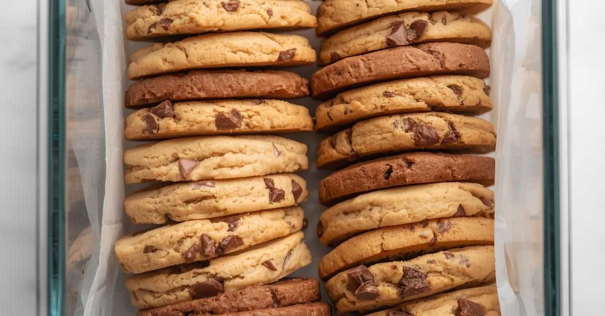Use Parchment Paper Layers to Keep Cookies From Sticking and Drying